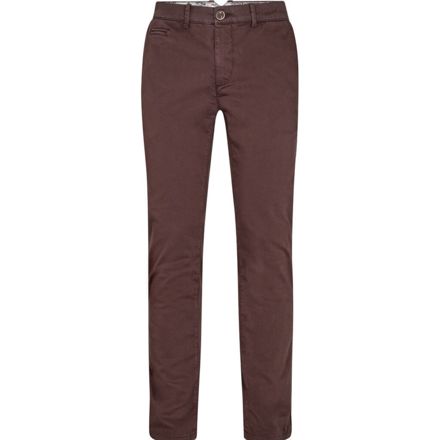 Maend 2Blind2C | Pio Stretch Chino I Bomuld - Brw Brown