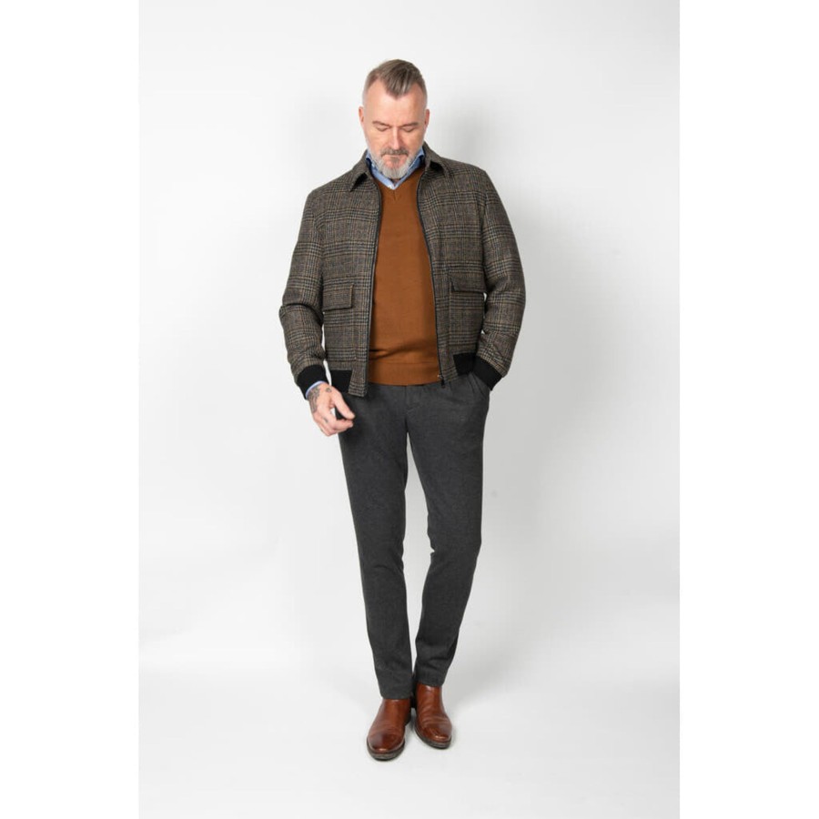 Maend 2Blind2C | Jerry Ternet Blousonjakke - Brw Brown