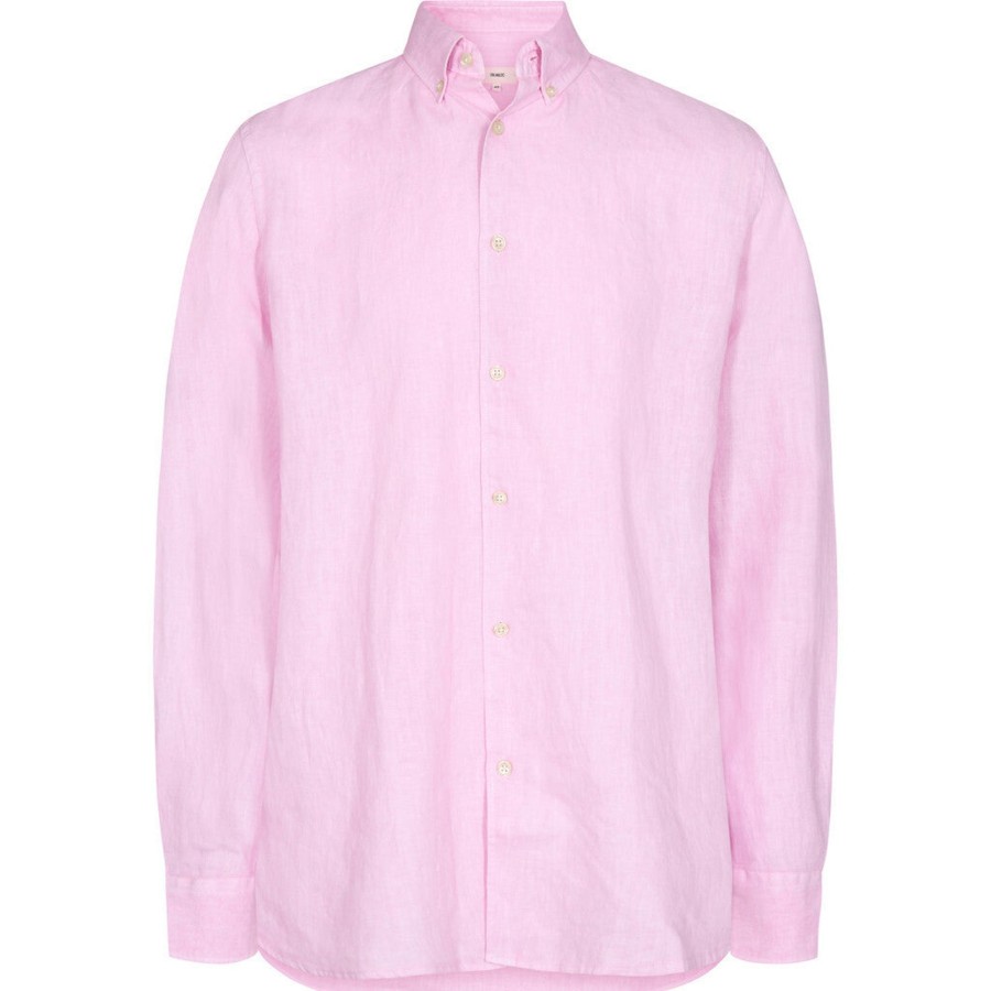 Maend 2Blind2C | Franco Button Down Hor Skjorte - Pnk Pink