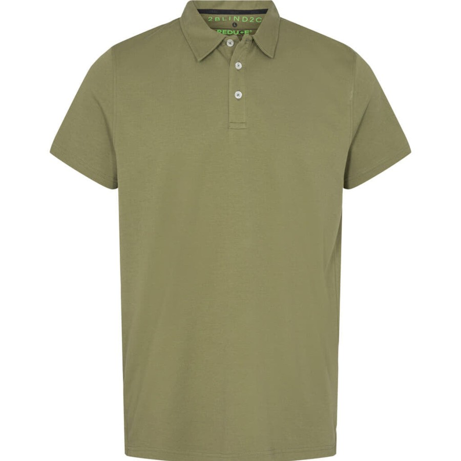 Maend 2Blind2C | Paul Reduce Polo I Bomuld - Khk Khaki