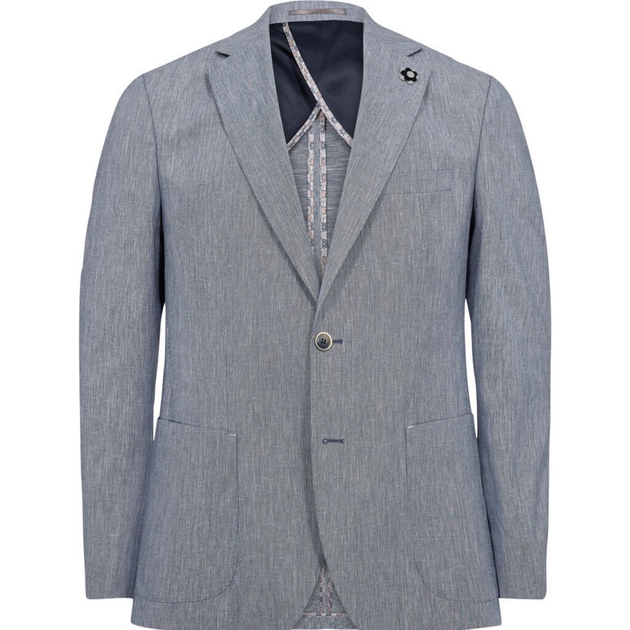 Maend 2Blind2C | Saint Hor Stretch Blazer - Lbl Light Blue