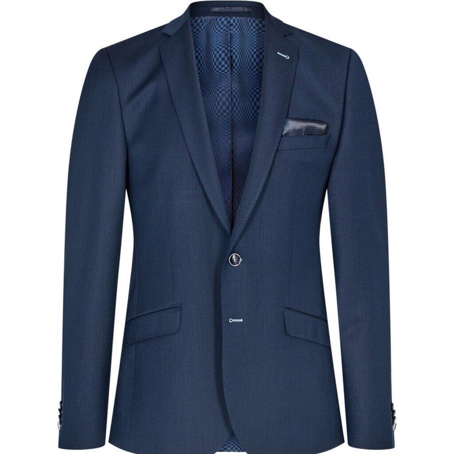 Maend 2Blind2C | Shelby Slim Uld Blazer Noos - Nav Navy