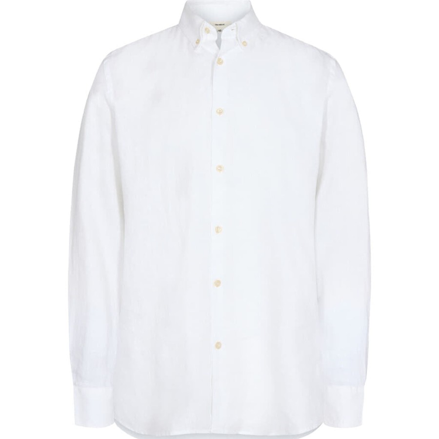 Maend 2Blind2C | Franco Button Down Hor Skjorte - Wht White