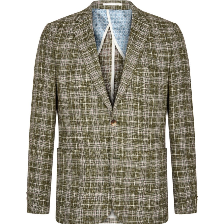 Maend 2Blind2C | Saint Slim Fit Boucle Blazer - Grn Green