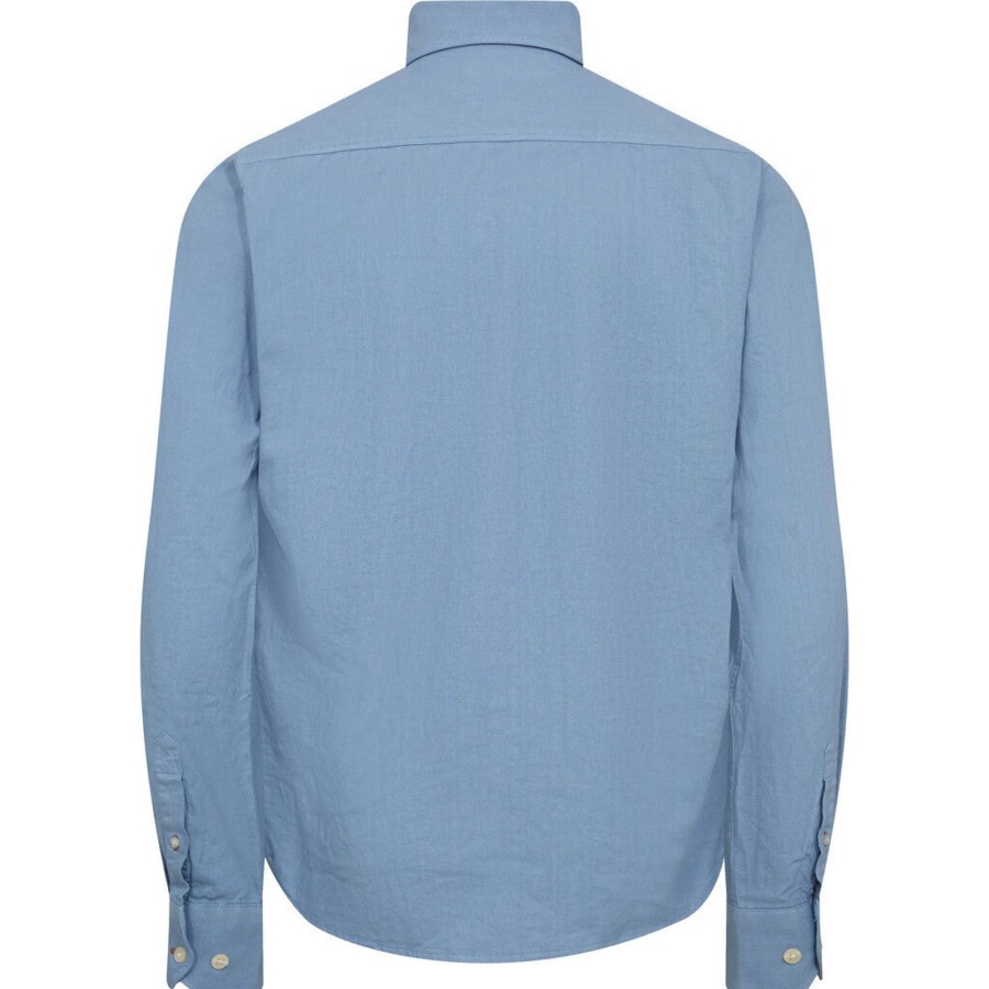 Maend 2Blind2C | Franco Button Down Hor Skjorte - Lbl Light Blue