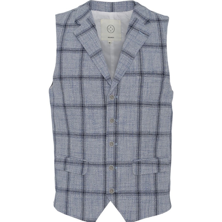 Maend 2Blind2C | Wolf Ternet Vest - Lbl Light Blue