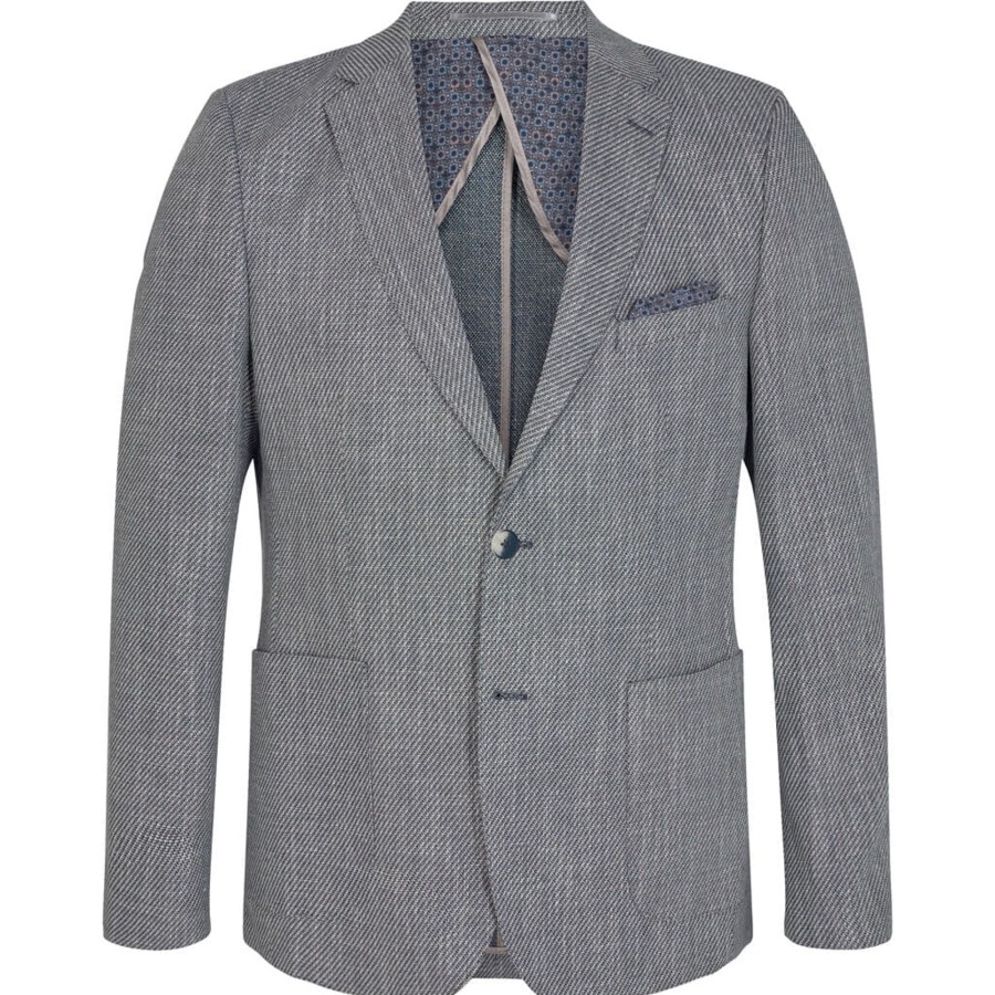 Maend 2Blind2C | Saint Slim Blazer - Mbl Mid Blue