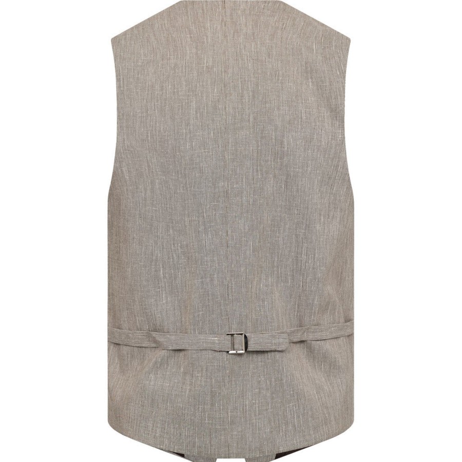 Maend 2Blind2C | Wolf Hor Vest - Bge Beige