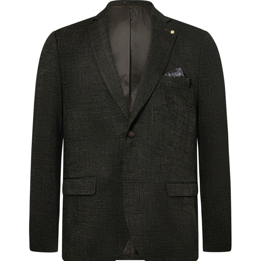 Maend 2Blind2C | Madison Moderne Fit Blazer - Grn Green