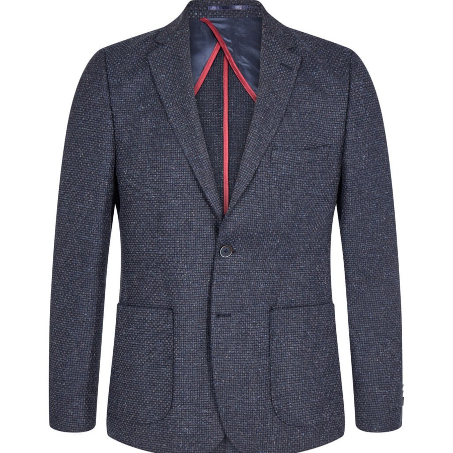 Maend 2Blind2C | Saint Slim Uld Blazer - Nav Navy