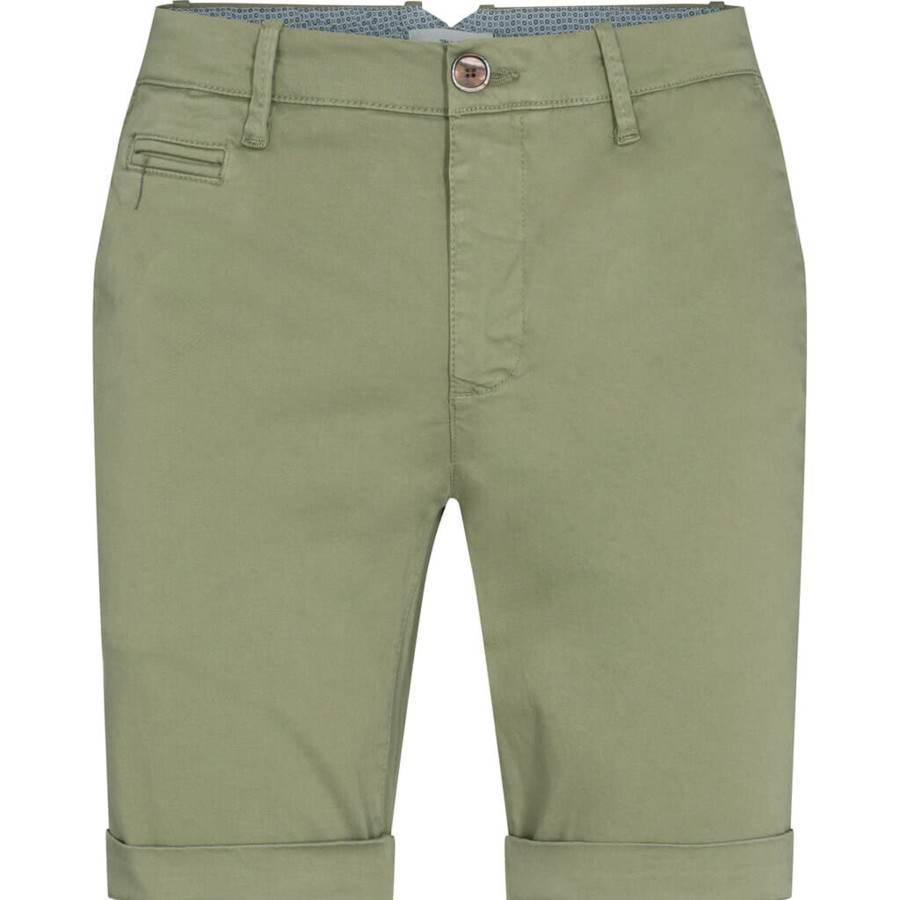 Maend 2Blind2C | Piot Stretch Bomuld Shorts - Grn Green