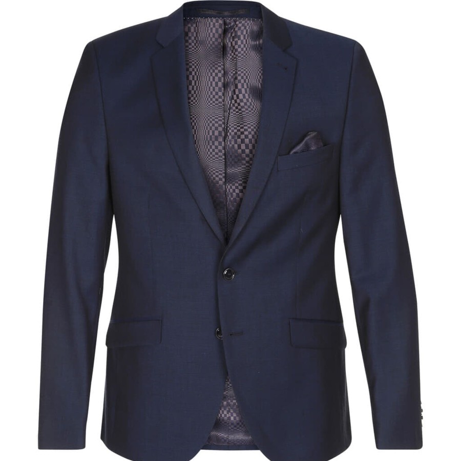 Maend 2Blind2C | Shelby Slim Pure Uld Blazer Noos - Cob Cobolt