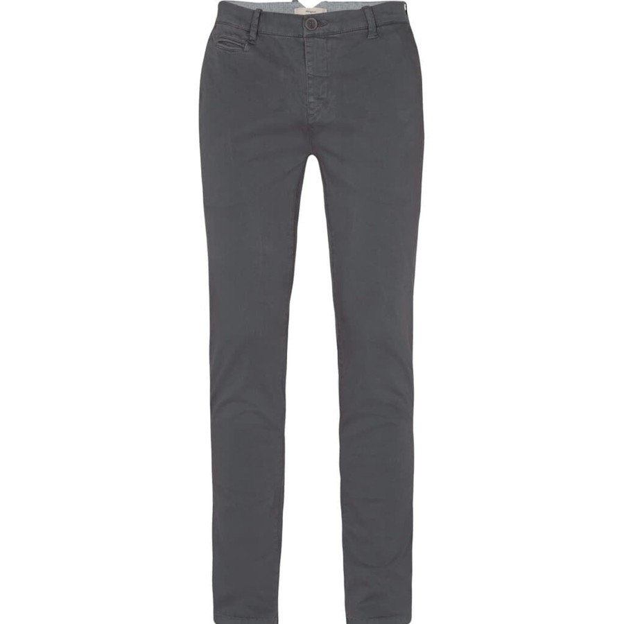 Maend 2Blind2C | Pio Stretch Chino I Bomuld - Dgr Dark Grey