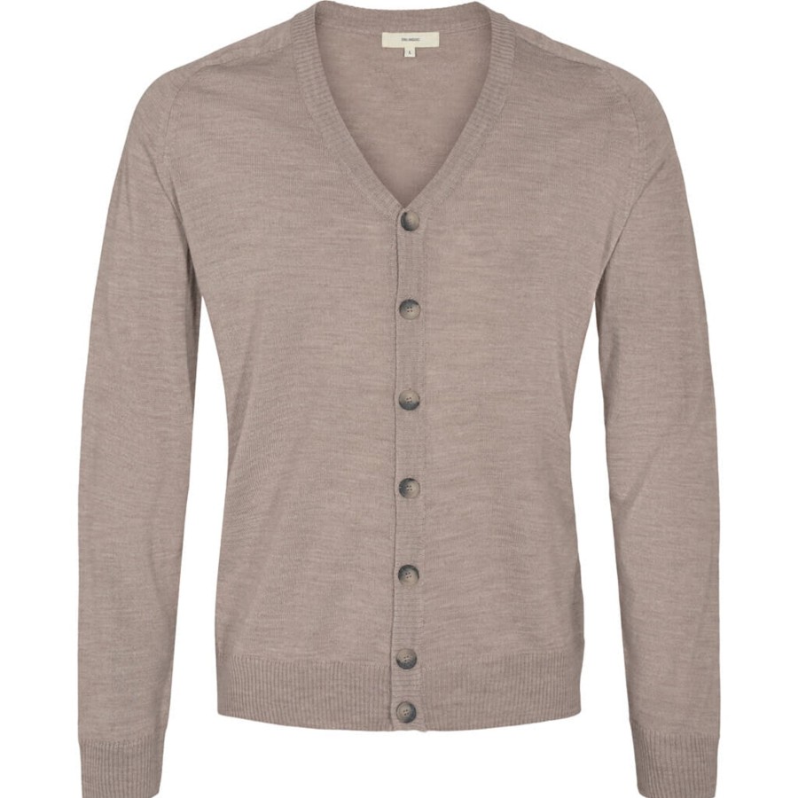 Maend 2Blind2C | Kriva Cardigan I Merinould - Snd Sand