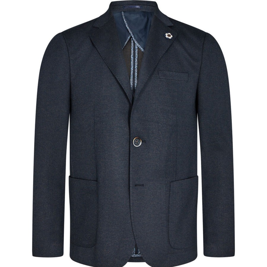 Maend 2Blind2C | Saint Stretch Blazer - Nav Navy